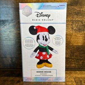 Disney Minnie Mouse 22 In Christmas Gemmy Airdorable Airblown Inflatable Indoor